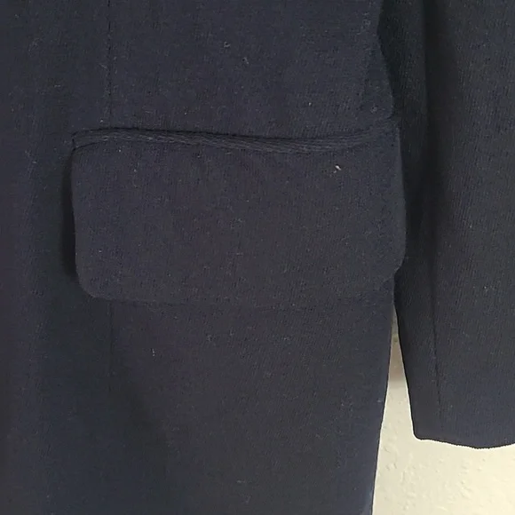 Adrienne Vittadini Vintage Military Style Vlazer 100/% Wool Size 6 - Picture 7 of 9